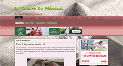 Desktop Screenshot of canardumekong.com